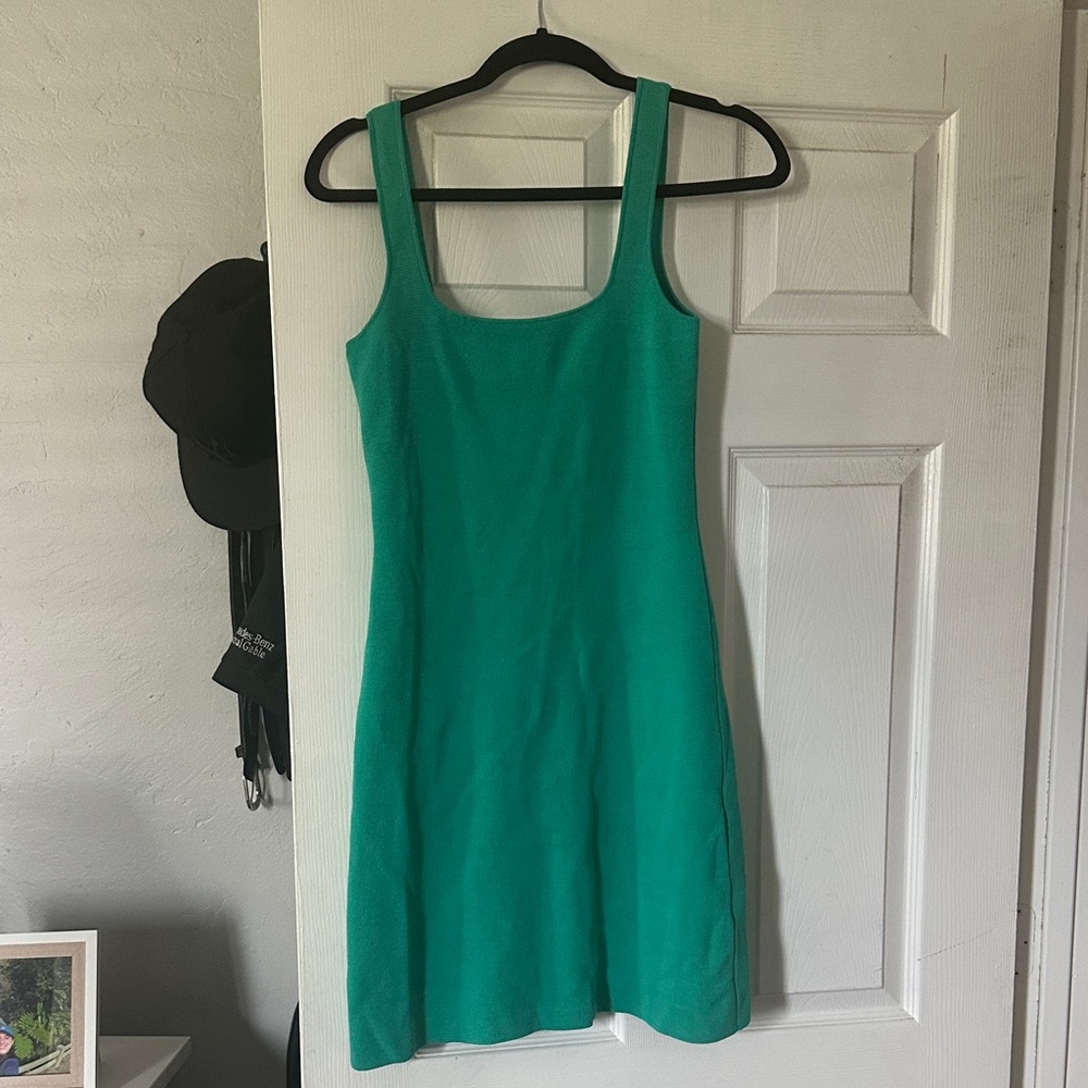J. Crew Elegant Green Sleeveless Dress